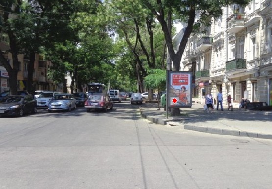 Фото рекламной плоскости по адресу Тираспольская ул., 8  - Новосельского ул.