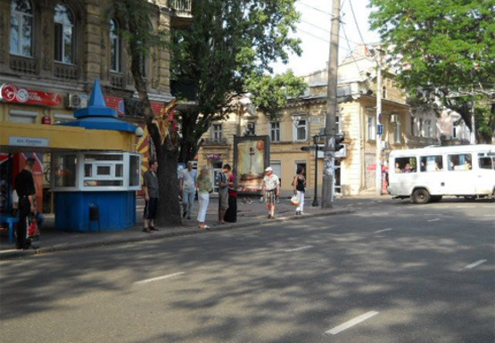 Фото рекламної площини за адресою Б. Арнаутская ул.,6  - Канатная ул.