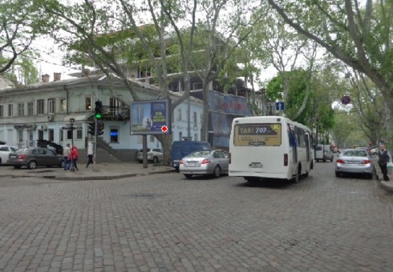 Фото рекламной плоскости по адресу Пушкинская ул., 50 - Базарная ул.