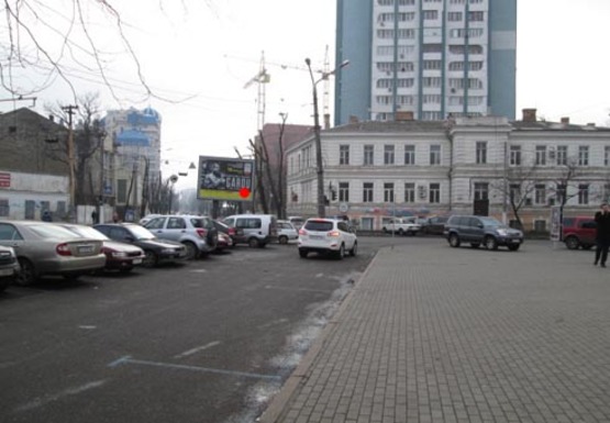 Фото рекламной плоскости по адресу Леонтовича ул., 17 - Пантелеймоноская ул., 9