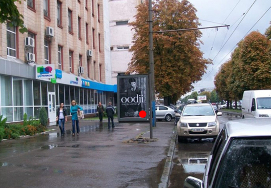 Фото рекламной плоскости по адресу Шевченко б-р., 181