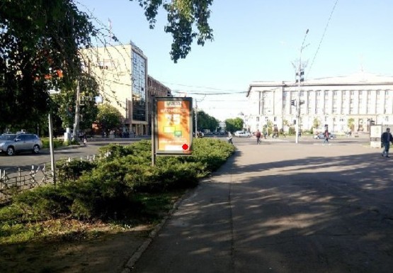 Фото рекламной плоскости по адресу Байды Вишневецкого ул. - Шевченко б-р.