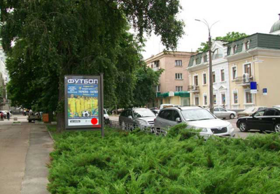Фото рекламной плоскости по адресу Байды Вишневецкого ул. - Шевченко б-р.