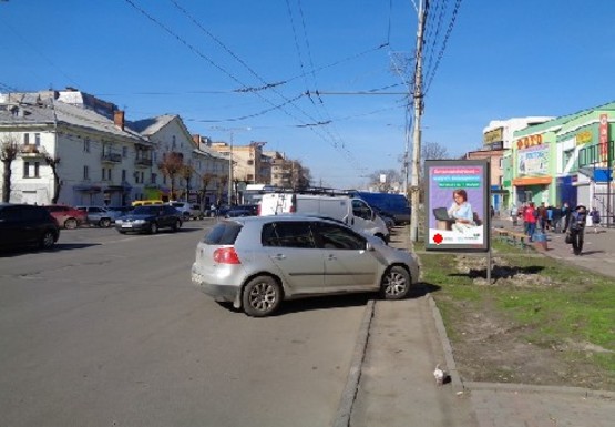 Фото рекламной плоскости по адресу Коцюбинского ул., 4