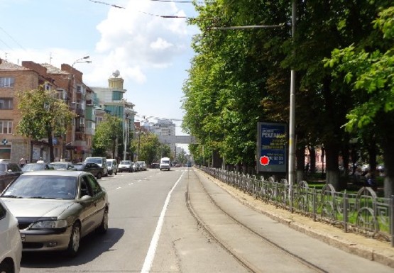 Фото рекламной плоскости по адресу Пирогова ул. [№14] (сквер)