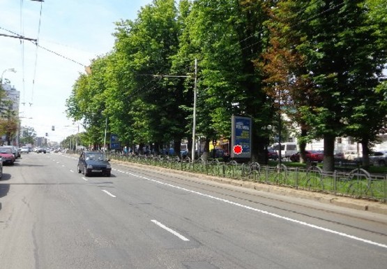 Фото рекламной плоскости по адресу Пирогова ул. [№20] (сквер)