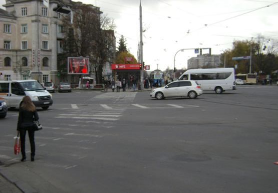 Фото рекламной плоскости по адресу Коцюбинского ул. - Замостянская ул.