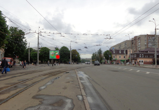 Фото рекламной плоскости по адресу Коцюбинского ул. - Нансена ул.