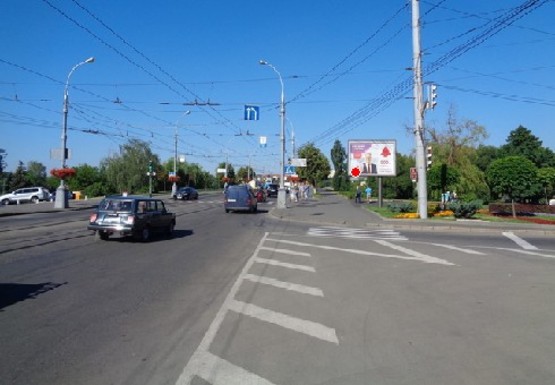 Фото рекламной плоскости по адресу Коцюбинского пр. - Киевская ул.