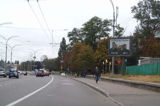 Фото рекламной плоскости по адресу Теліги Олени вул., 25