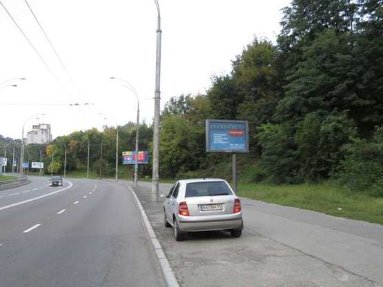 Фото рекламной плоскости по адресу Протасів Яр вул., 23, напроти  (в напрямку Солом'янськой пл.)