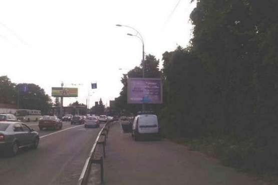 Фото рекламной плоскости по адресу Лобановського Валерія просп. (Червонозоряний просп.), 78, навпроти (в направл. Севастопольської пл.)