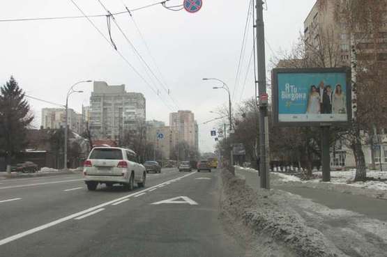 Фото рекламної площини за адресою Лобановського Валерія просп. (Червонозоряний просп.), 39Б (в направл. Севастопольської пл.)