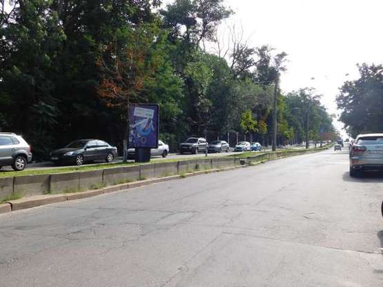 Фото рекламної площини за адресою Льва Толстого вул., 27/85 розподілювач №1 (в направл. пл.Льва Толстого)