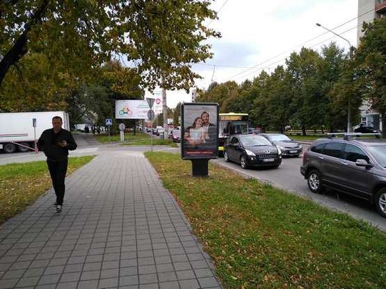 Фото рекламной плоскости по адресу Володимира Великого вул., 58 (№2)