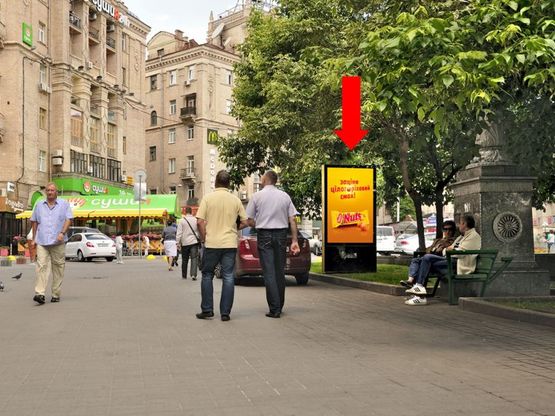 Фото рекламної площини за адресою Независимости пл., возле "Главпочтампт", в сторону Софиевская ул., №2