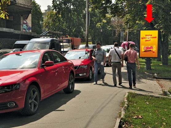 Фото рекламної площини за адресою Львовская пл. (территория парка), в сторону Ярославов Вал ул., №2