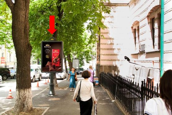 Фото рекламної площини за адресою Ярославов Вал ул., 40, в сторону Львовская пл.