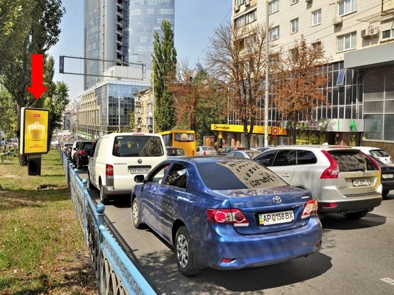 Фото рекламної площини за адресою Украинки бул., 3, (бульвар)