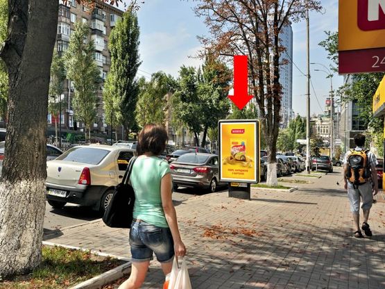 Фото рекламної площини за адресою Украинки бул., 3