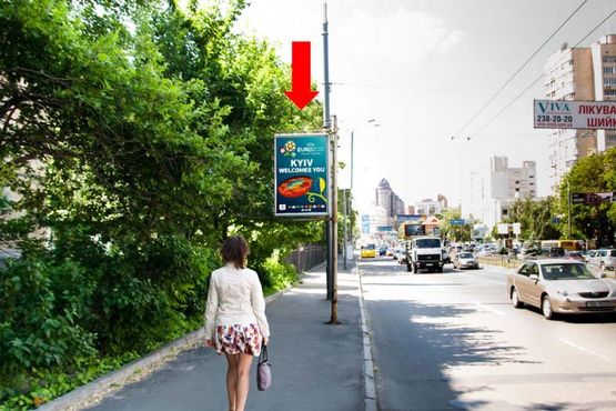 Фото рекламной плоскости по адресу Алмазова ул. (бывш. Кутузова ул.), 1