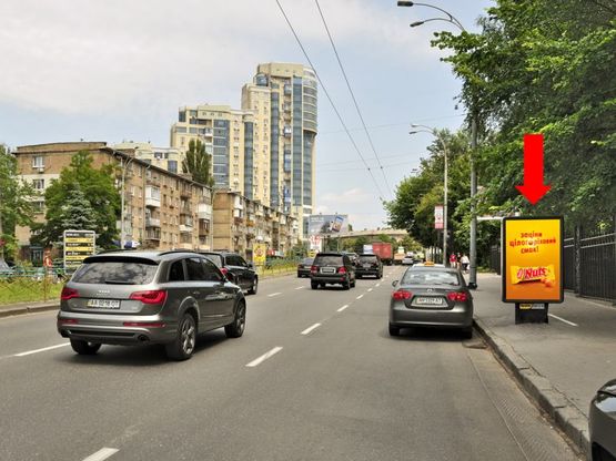 Фото рекламной плоскости по адресу Алмазова ул. (бывш. Кутузова ул.), 45/1