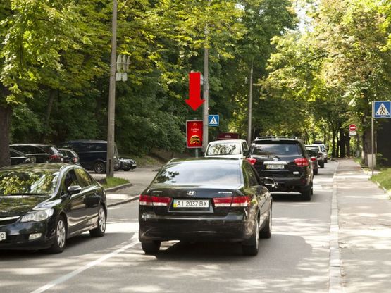 Фото рекламної площини за адресою Парковая дорога ул., 16, ресторан "Dali park", в сторону Европейская пл.
