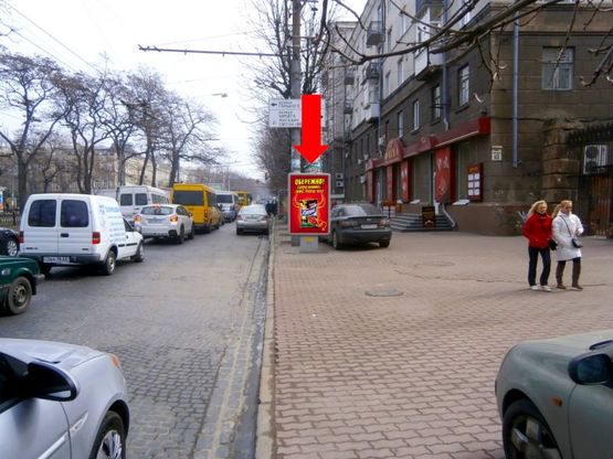 Фото рекламной плоскости по адресу Яворницкого пр. (бывш. Маркса пр.), 113