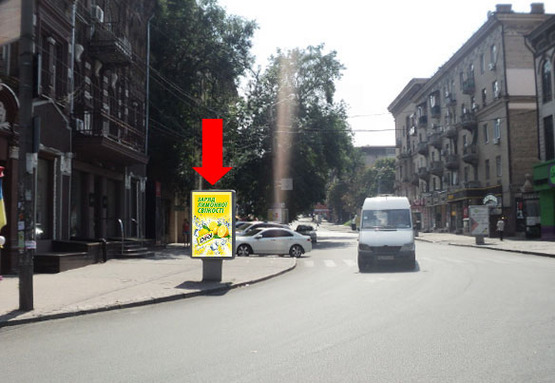 Фото рекламної площини за адресою Харьковская ул., 2 / Магдебургского права ул. (бывш. Гопнер ул.), напротив магазина "Цитрус"