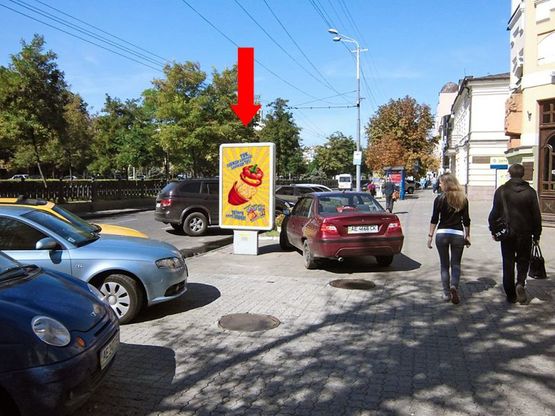 Фото рекламной плоскости по адресу Яворницкого пр. (бывш. Маркса пр.), 60Д, ТРЦ "Галерея"