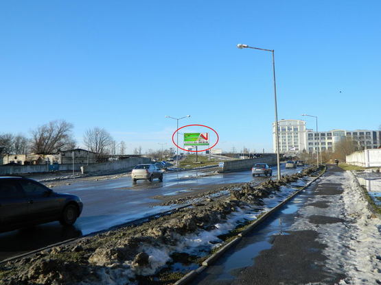 Фото рекламной плоскости по адресу Червоної Калини-Луганська (сихівський міст) К1 до Стрийскої