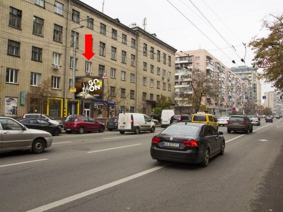 Фото рекламной плоскости по адресу Б. Васильковская ул. (бывш. Красноармейская ул.), 104, в сторону ул. Крещатик