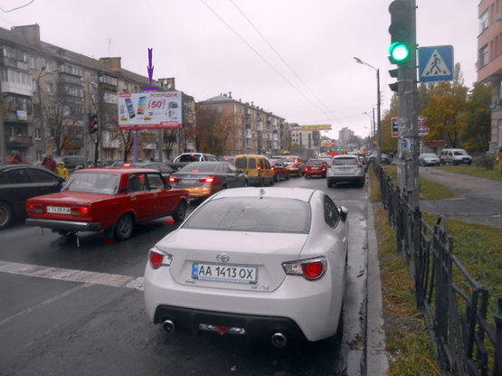 Фото рекламной плоскости по адресу Народного ополчения,2 напр.Севастопольской пл.