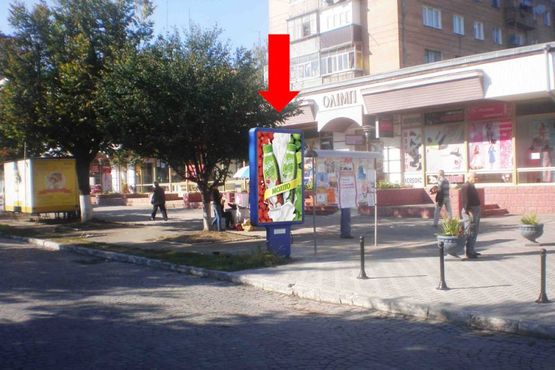 Фото рекламної площини за адресою Соборная ул., возле магазина "Олимп"