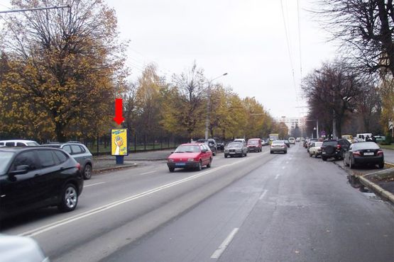Фото рекламної площини за адресою Победы пр., возле СБУ