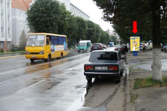 Фото рекламной плоскости по адресу Победы пр., возле СБУ