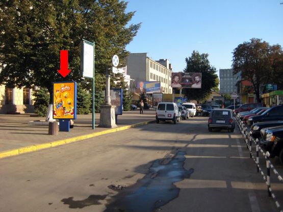 Фото рекламной плоскости по адресу Привокзальная пл., ж/д вокзал