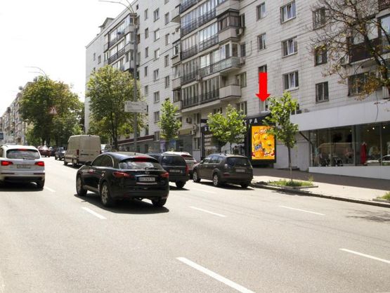 Фото рекламної площини за адресою Украинки бул., 22, возле магазина "Кулинарный дом", в сторону пл. Л. Украинки