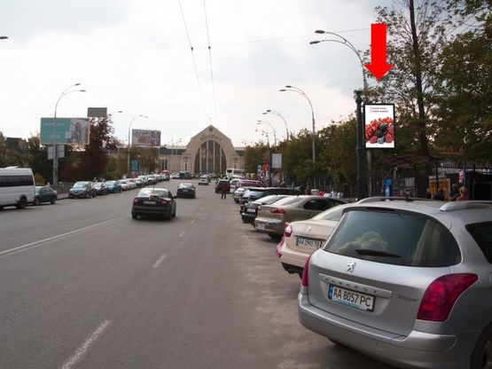 Фото рекламної площини за адресою Петлюры ул., 25, возле автостанции "Киев", в сторону McDonald's, Центрального ж/д вокзала