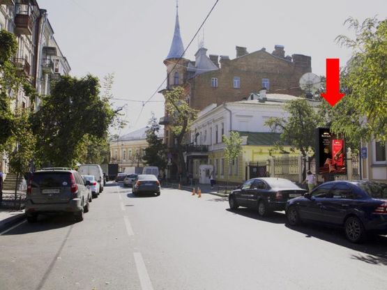 Фото рекламної площини за адресою Ярославов Вал ул., 5, в сторону ст. м. «Золотые ворота»