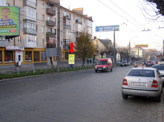 Фото рекламной плоскости по адресу Главная ул., 126А / Независимости пр., в центр