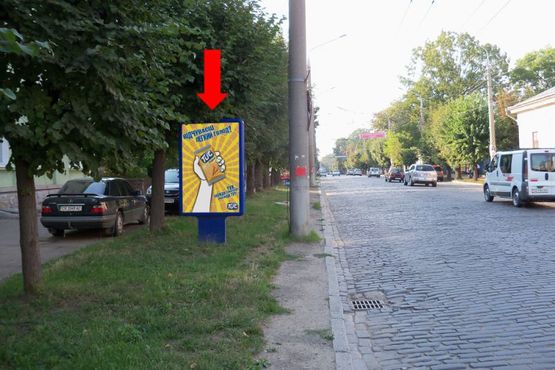 Фото рекламной плоскости по адресу Главная ул., 120, напротив магазина "Захид", в центр