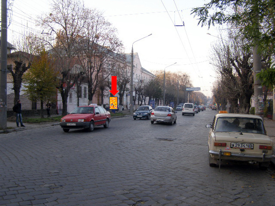 Фото рекламной плоскости по адресу Главная ул., 108, возле магазина "Ассоль", в центр