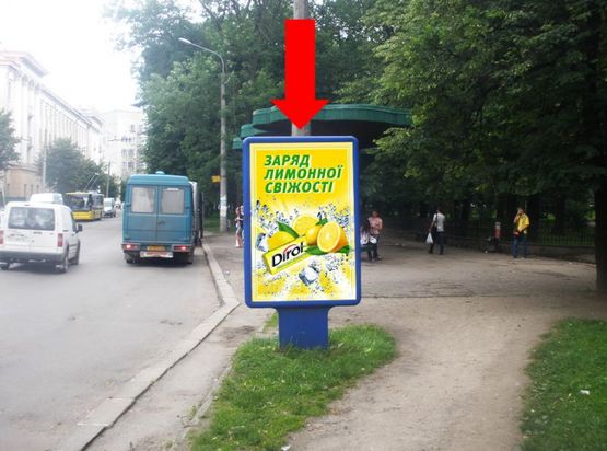 Фото рекламної площини за адресою Василианок ул. / Галицкая ул.