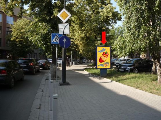 Фото рекламной плоскости по адресу Грушевского ул., возле автосалона "Renault"