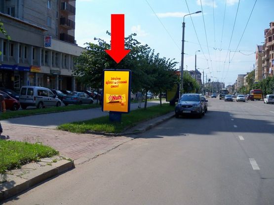 Фото рекламной плоскости по адресу Независимости ул., 89, напротив Педагогического института