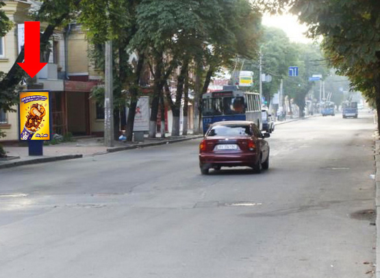 Фото рекламной плоскости по адресу Подольская ул., 51, возле салона "Стиль", ломбарда "Скарбниця"