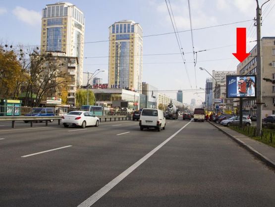 Фото рекламной плоскости по адресу Победы пр., 35, возле ст. м. "Политехнический институт", в центр