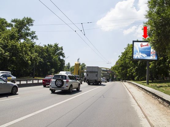 Фото рекламної площини за адресою Телиги ул., 41, в сторону ст. м. "Шулявская"