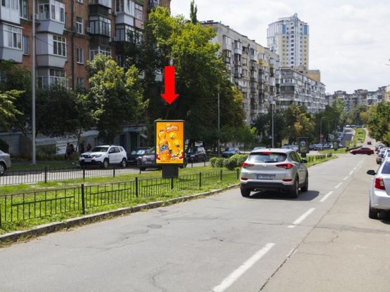 Фото рекламной плоскости по адресу Гаврилишина ул. (бывш. ул. Василевской), 12, разделитель, в сторону пр. Победы